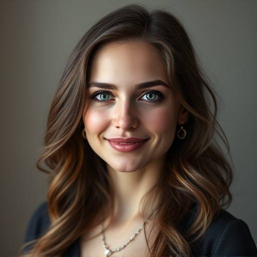 Portrait of Olivia Davis, Lead Artist at Aetherium Games, showcasing her artistic flair and creativity.